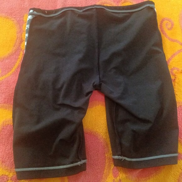 NWOT (*) VINTAGE ARENA SWIM SPATS / JAMMER, BLACK, Size MEDIUM (30"-32") - Picture 2 of 7